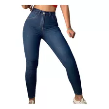 Pantalón Jean Mujer Elastizados Alto Chupín Calce Perfecto