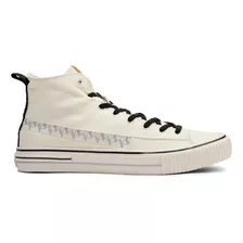 Tenis Karl Lagerfeld Original Casual Tela Lona Blanco Hombre