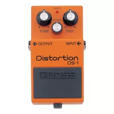 Pedal De Efeito Boss Distortion Ds-1 Laranja