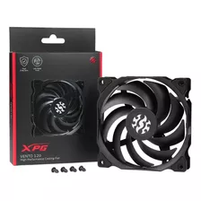 Ventilador Para Gabinete Xpg Vento 120 Black 120mm Led Sin Luz