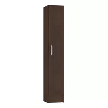 Multiuso 1 Puerta Armario Cocina Estante Panelero Baño Color Marrón Oscuro