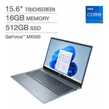 Laptop Hp Intel I7 Touch Ram 16gb 512gb Ultima Generacion 