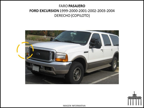 Faro Ford 1999-2004 Excursion Copiloto Ctt Foto 3