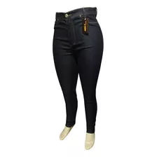 Kit 2 Calça Jeans Feminina Plus Size Cintura Alta C/ Lycra