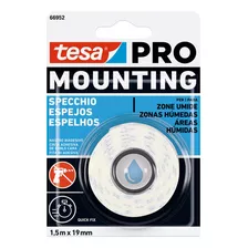 Cinta Montaje Espejos Doble Faz Rollo 1,5m X 19mm -tesa Tape