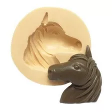 Molde De Silicone Cavalo Rosto Unicornio Para Decorar