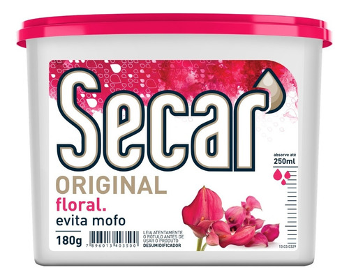 Anti Mofo Secar Original 180g - Caixa C/ 24 Unidades