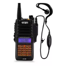 Rádio Comunicador Uv9r Haiz 10w Resistente À Água Poeira Cor Preto