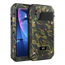 Beasyjoy Carcasa De Metal Para iPhone XR Resistente Con Pant