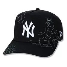 Boné New Era New York Yankees 940 A-frame Fence Black