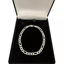 Pulseira Masculina De Prata 925 3x1 - 5mm Grossa.