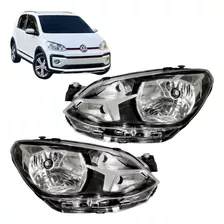 Farol Vw Up 2018 2019 2020 2021 Dianteiro Novo Unidade Preto