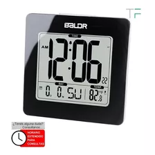 Reloj Digital Con Alarma, Fecha Y Temp. Diseño Elegante. 