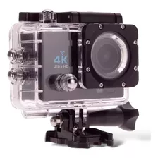 Camera Filmadora 4k Mergulho Esporte Moto Wifi P/ Android