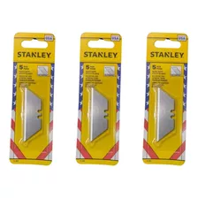 Kit Lâmina Reposição Trapezoidal Stanley Estilete Refil