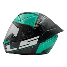 Casco Integral Ls2 Ff352 Ultra Negro Verde