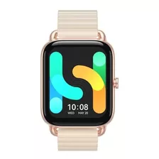 Smartwatch Haylou Rs4 Plus 1.78 Caja De Metal Rose Gold, Malla Rosa De Metal Y Bisel Negro