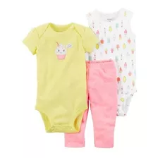 Set 3 Piezas Carters Body Musculosa Pantalon Heladitos