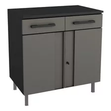 Gabinete Armario Acero Gris C/cajones C/llave P/herramienta 