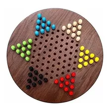 Games Wooden Chinese Checkers 11 Juego De Mesa Familiar...