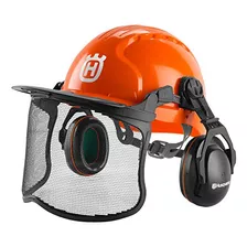 Husqvarna ******* Casco De Motosierra Con Protector Facial D