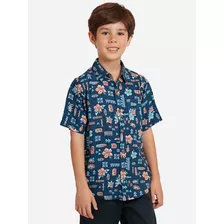 Camisa Mc Hawaiian Icon Shirt Niño Multicolor Maui And Sons