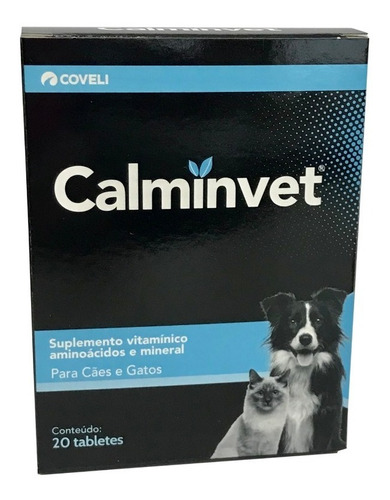 Calmante Calminvet Para Cães E Gatos - Fitoterápico - Coveli