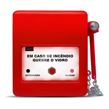 Acionador Alarme De Incêndio C/martelo Quebra Vidro Hdx