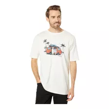 Quiksilver Camiseta De Manga Corta Para Hombre, Blanco Antig