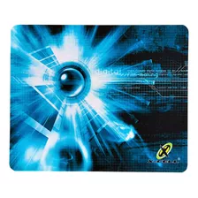 Mouse Pad Gamer De Tecido E Borracha Setup Azul P/ Jogos Pc 