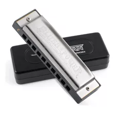 Harmonica Big Blues Americana Acero Inoxidable Original