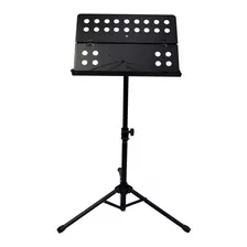 Atril Partitura Silvertone Director Negro Reforzado Slat034