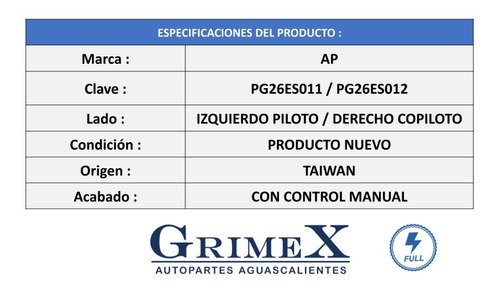 Espejo Peugeot 206 2001-2002-2003-2005-2006-2007-2009 Manual Foto 4