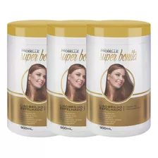 Kit 3x Creme De Tratamento Liso Espelhado 900ml Super Bonita