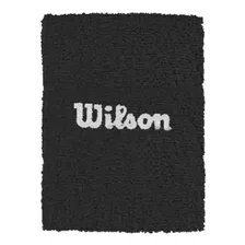 Muñequera Toalla Tenis Wilson Padel Algodon Toalla Deportiva Color Negro Talle Adulto