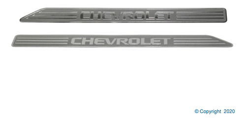 Cubre Estribos Aluminio Delanteros Chevrolet Aveo 2017 Foto 2