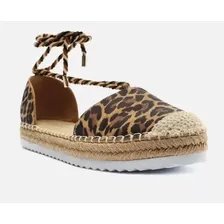 Sapato Arezzo Espadrille Animal Print Onça A1207700030003u