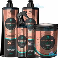 Kit Engrossa Cabelo Hábito Cosméticos Fios Mais Encorpados