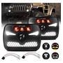 Par Faros 14led Luces Blanco Codigo Rojo Azul Para Jeep Moto