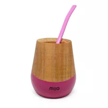 Mate Madera Mijo Diseño Bombilla Caldén