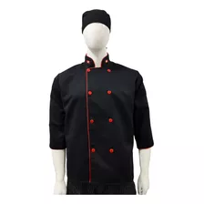 Chaqueta Dril Chef Para Cocina Uniformes De Cocinero Mozo