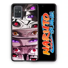 Funda Galaxy A71 Sharingan Evolucion Naruto Uso Rudo Tpu/pm 