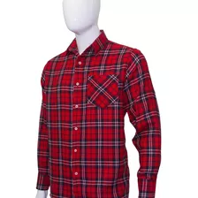 Camisa Flanela Xadrez Lenhador Masculina Manga Longa Fit