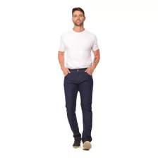 Calça Jeans Masculina Skinny Slim Zíper Confortável Casual