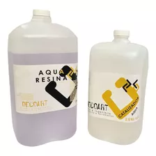 Resina Epoxica Transparente Aqua A+b 7.10kg Altos Espesores