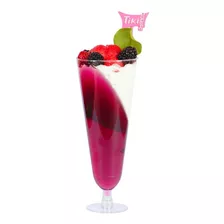 Copa Flauta Plastico 12 Oz Postres Bebidas Catering 10 Pzas