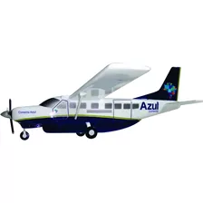 Maquete Avião Cessna Grand Caravan Azul 