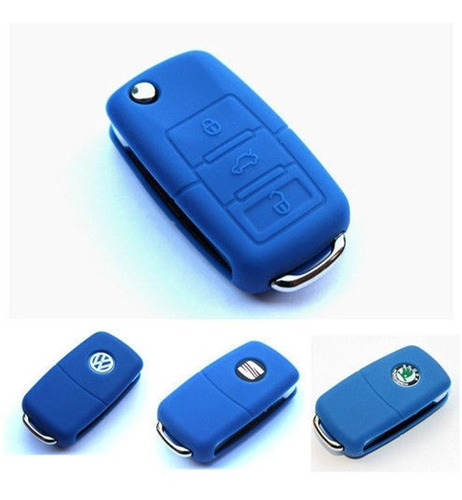 Funda De Silicon Para Llave Seat Vw Ibiza Cordoba Jetta Audi Foto 9