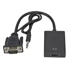 Convertidor Adaptador Vga A Hdmi Vga Macho Hdmi Hembra Pc Tv