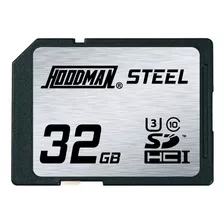 Hoodman 32gb Sdhc Memory Card Raw Steel Class 10 Uhs-1